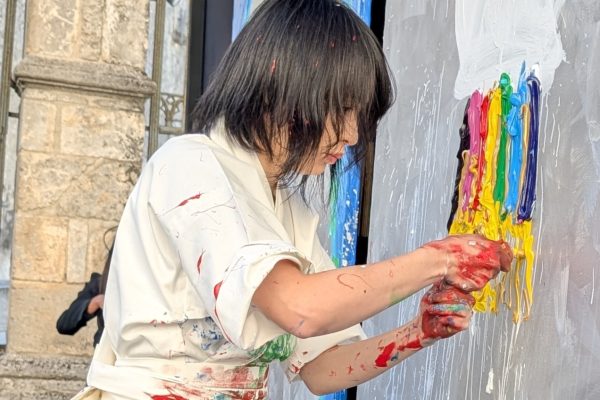 Live painting performance: le immagini